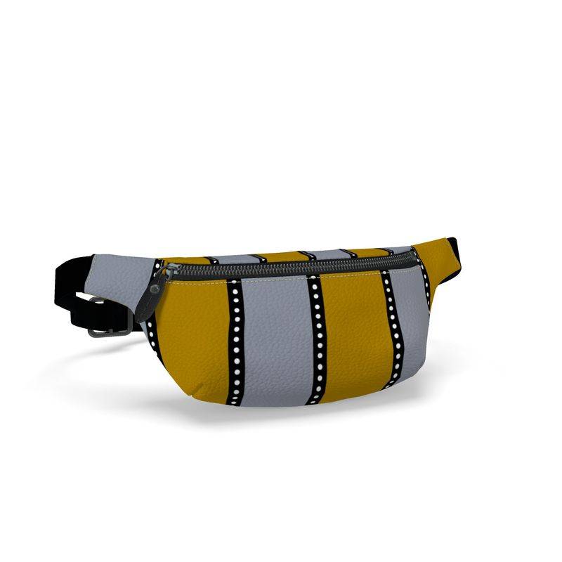 High End Silver and Gold Fanny Pack